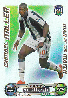 Ishmael Miller West Bromwich Albion 2008/09 Topps Match Attax Man of the Match #415